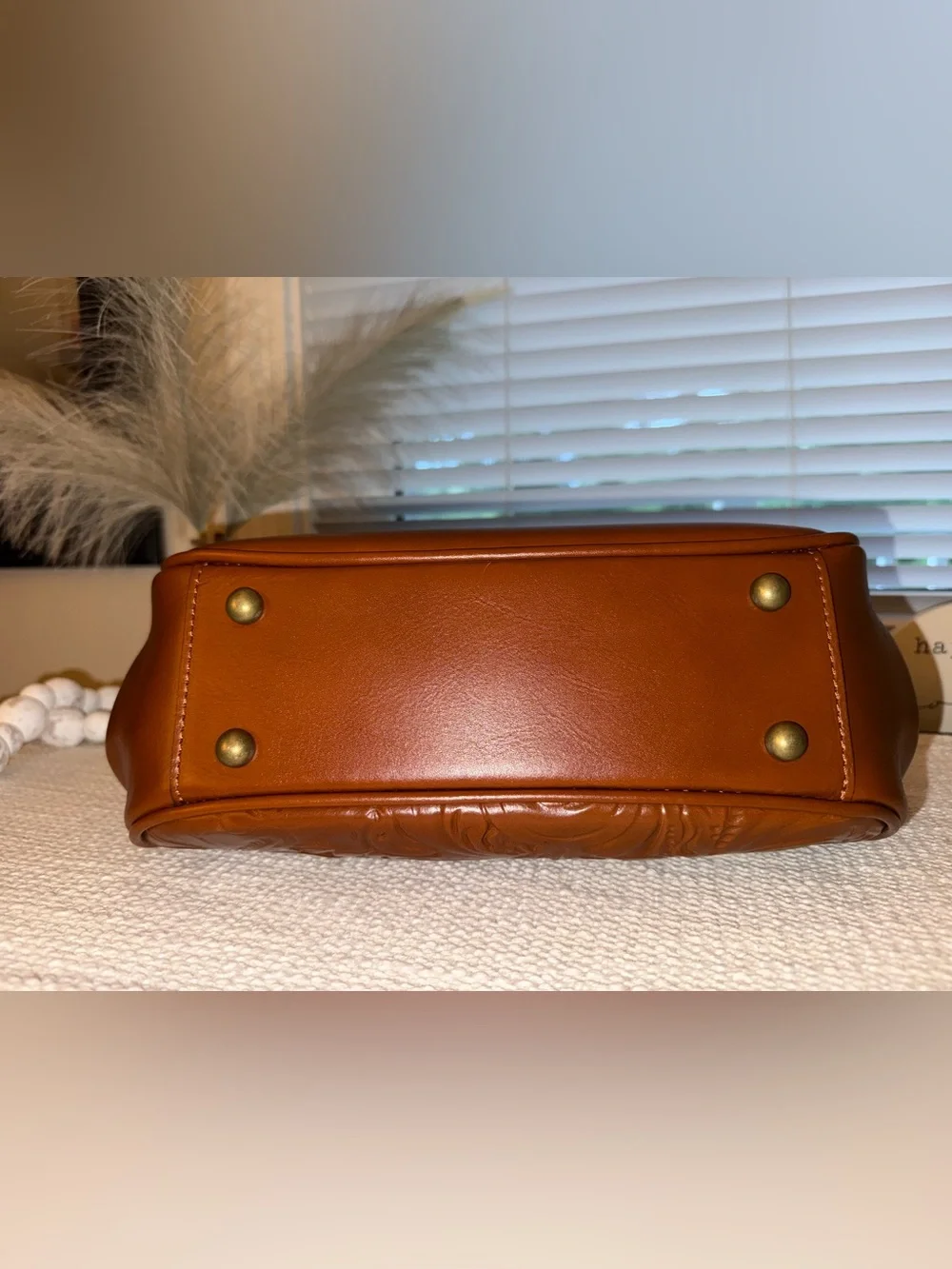 Patricia Nash Gracchi Leather Frame Satchel